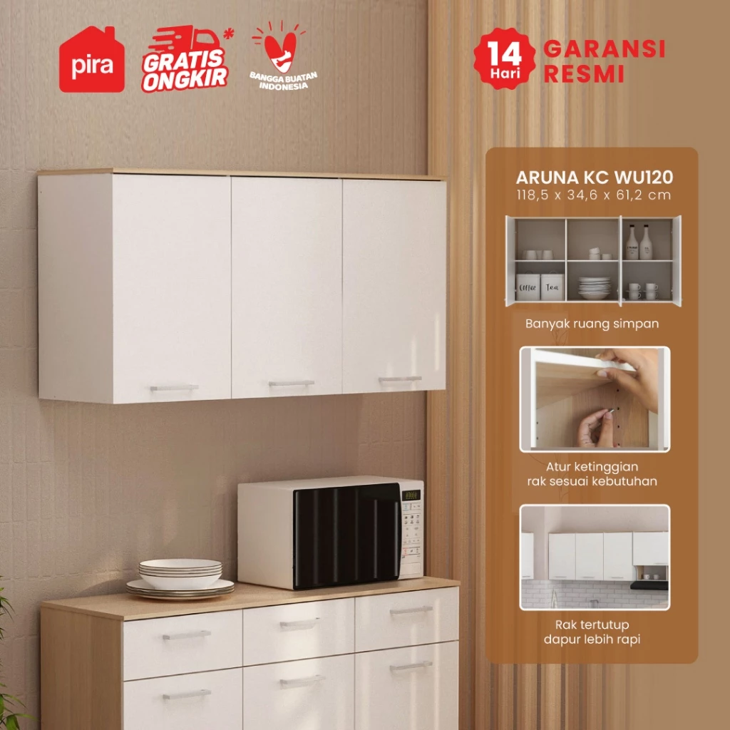 PIRA METROPOLIS OX - ARUNA KC WU120 Rak Dapur